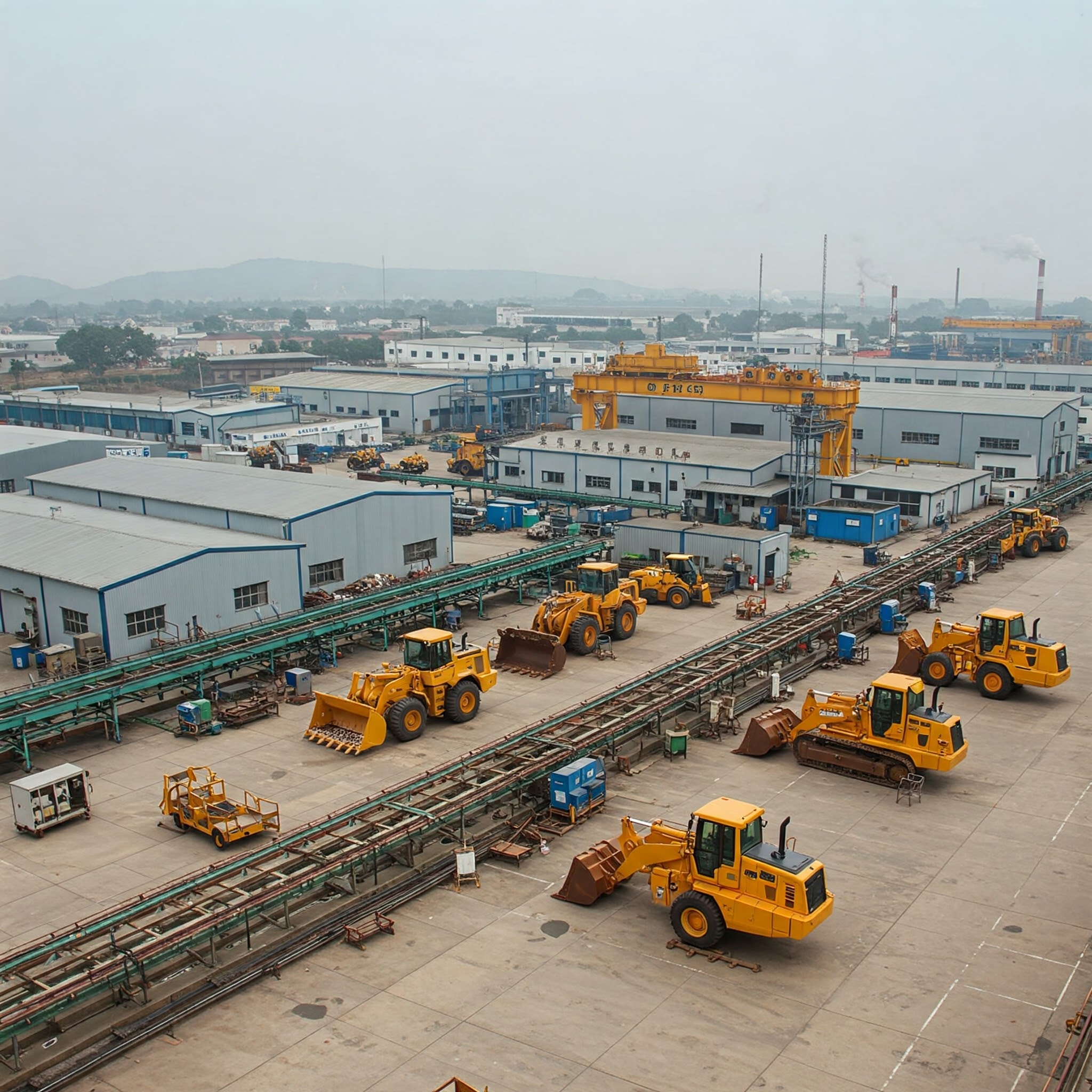 Worker inspecting electrical panel in industrial setting